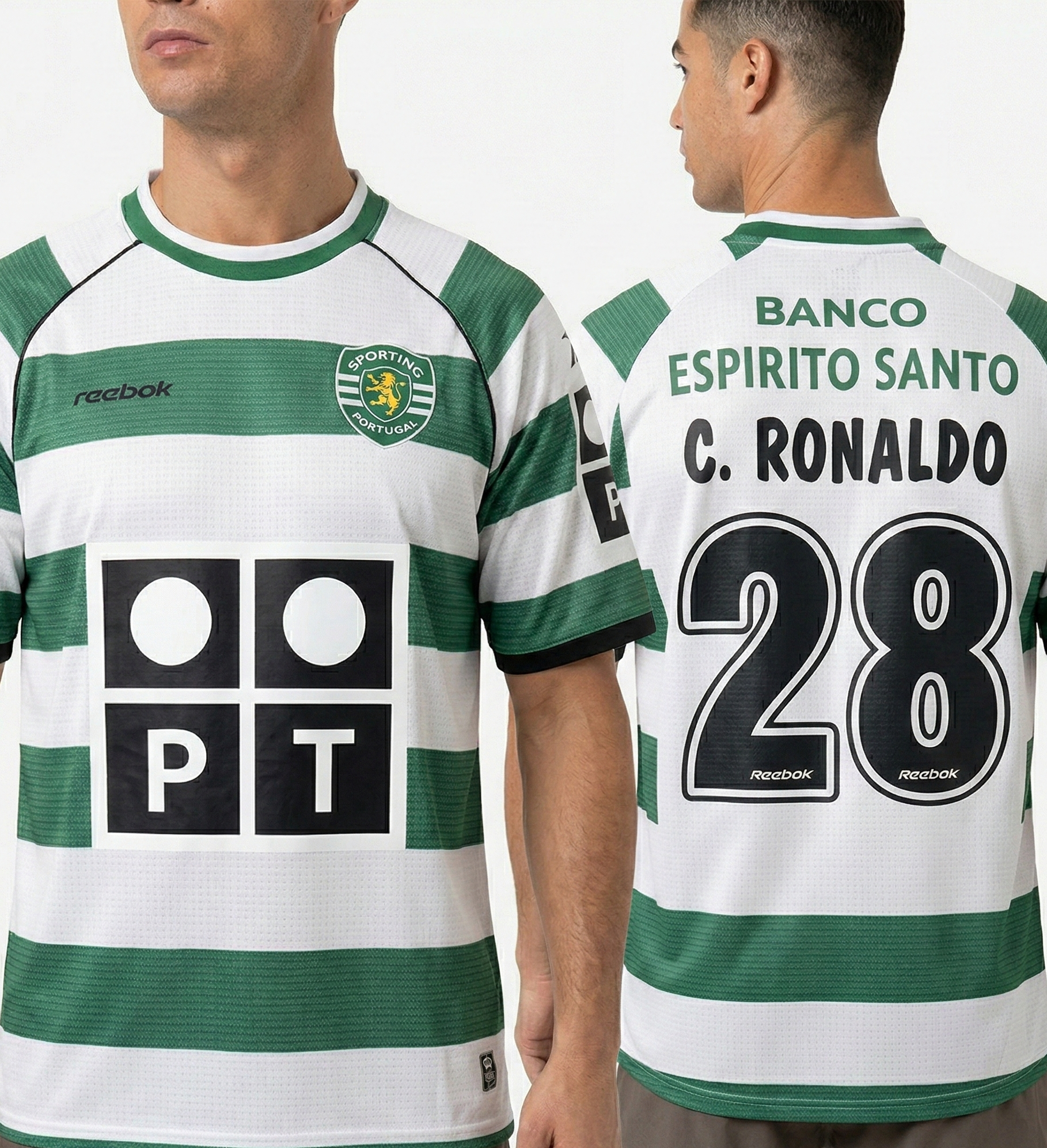 Cristiano Ronaldo's CP 2002/2003 home jersey – K-Fit