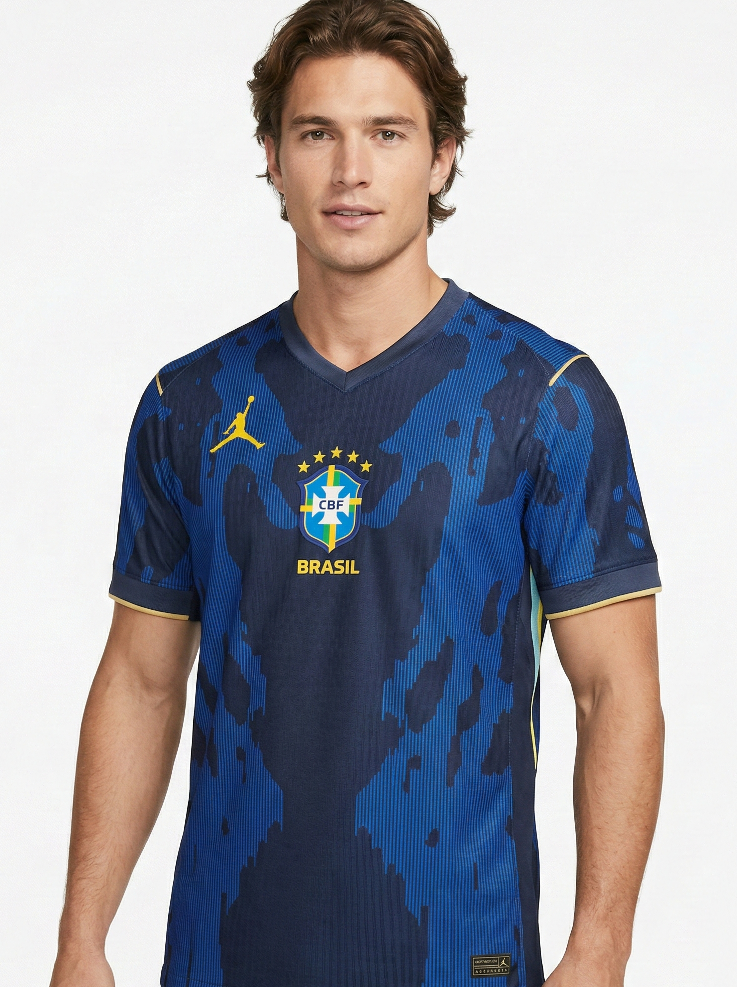 Jordan x Brazil 2026 World Cup away jersey
