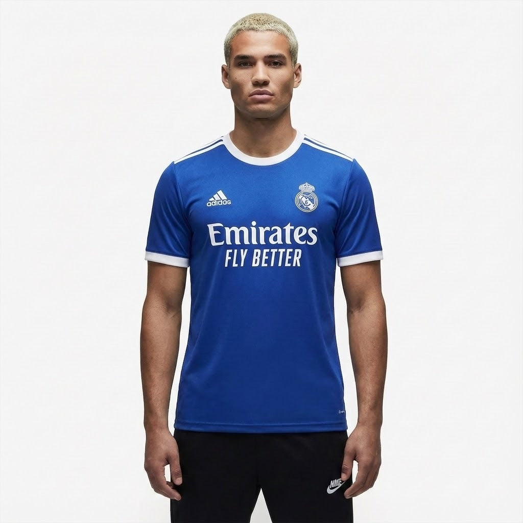 Real Madrid away blue kit